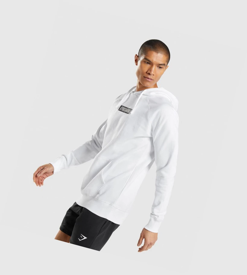 Gymshark Central Miesten Vaatteet Valkoinen | WLPVHX902