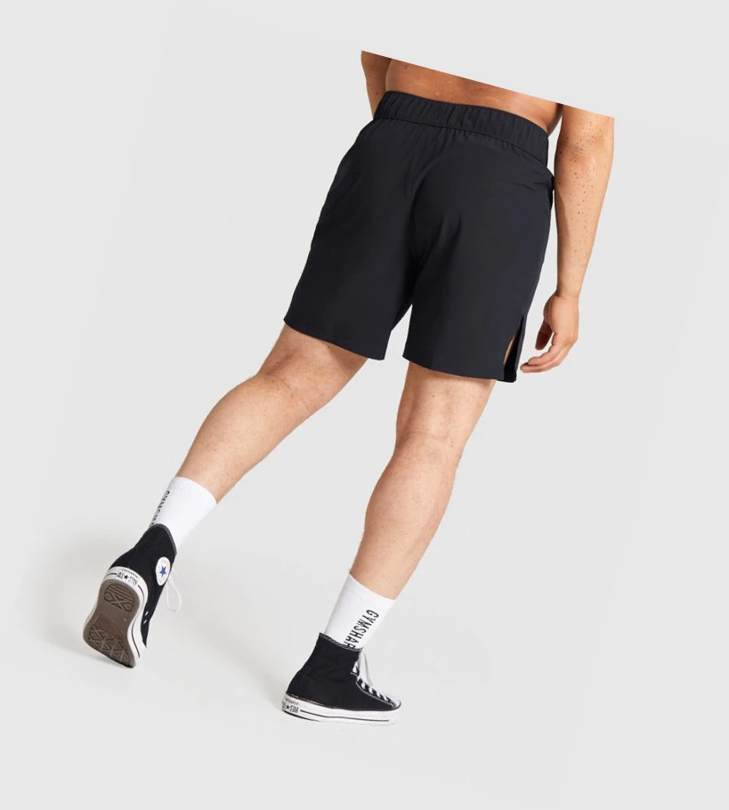 Gymshark Combat Striking Miesten Shortsit Mustat | DYALVC312