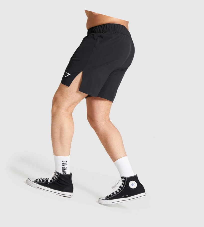 Gymshark Combat Striking Miesten Shortsit Mustat | DYALVC312