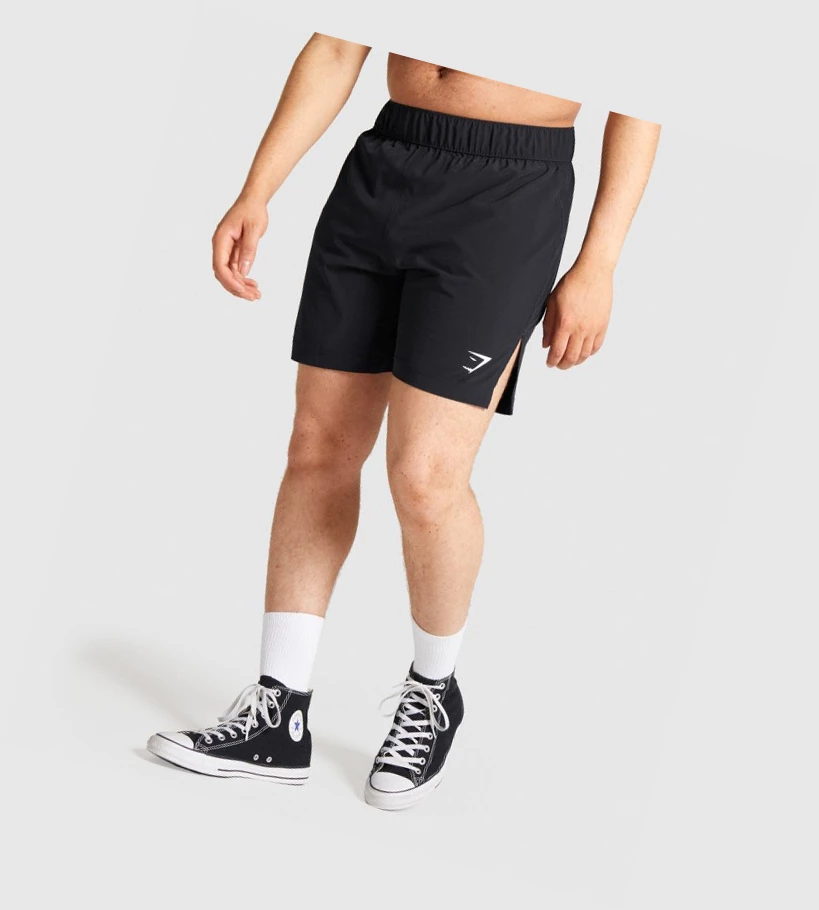 Gymshark Combat Striking Miesten Shortsit Mustat | DYALVC312