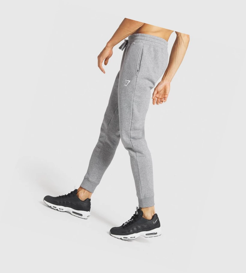 Gymshark Crest Miesten Juoksuvaatteet Harmaat | BMDLOS265