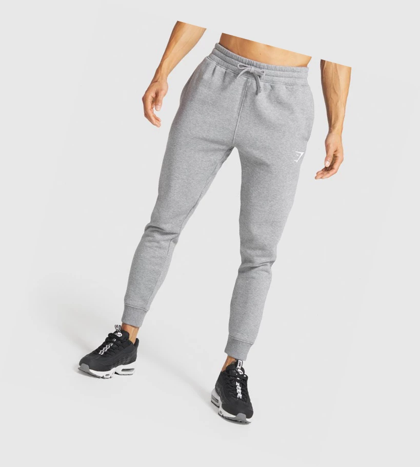 Gymshark Crest Miesten Juoksuvaatteet Harmaat | BMDLOS265