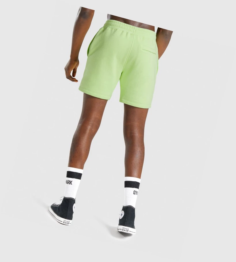 Gymshark Crest Miesten Shortsit Vihreä | QFXLYT675