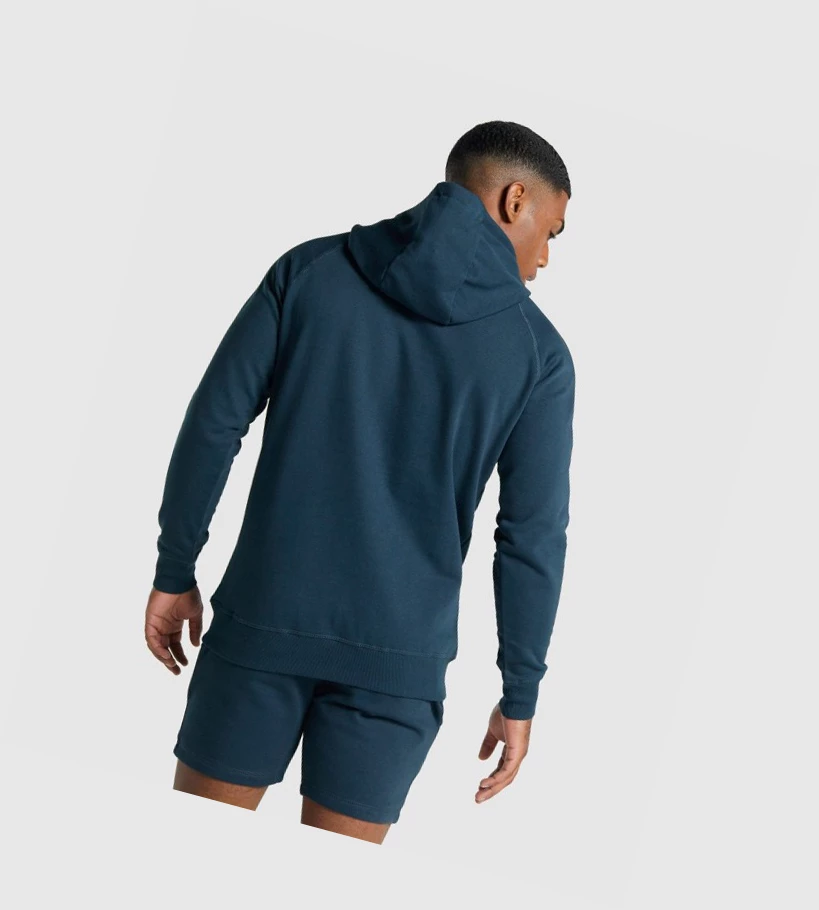 Gymshark Crest Miesten Vaatteet Laivastonsininen | ZPXGAL083