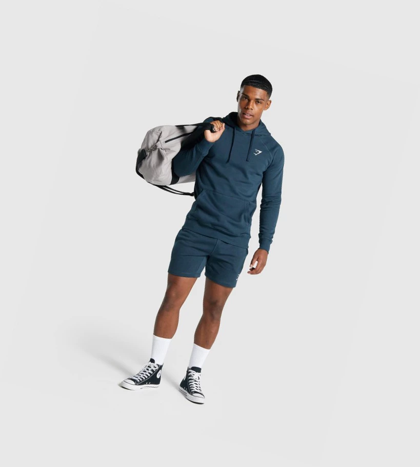 Gymshark Crest Miesten Vaatteet Laivastonsininen | ZPXGAL083