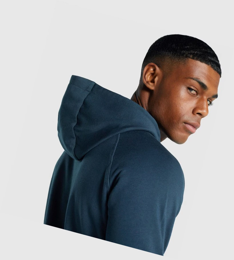 Gymshark Crest Miesten Vaatteet Laivastonsininen | ZPXGAL083
