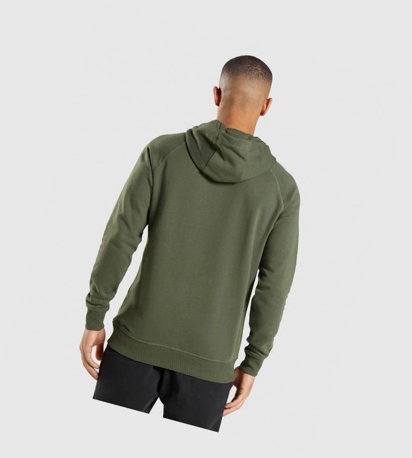 Gymshark Crest Miesten Vaatteet Oliivinvihreä | UPTEKY204