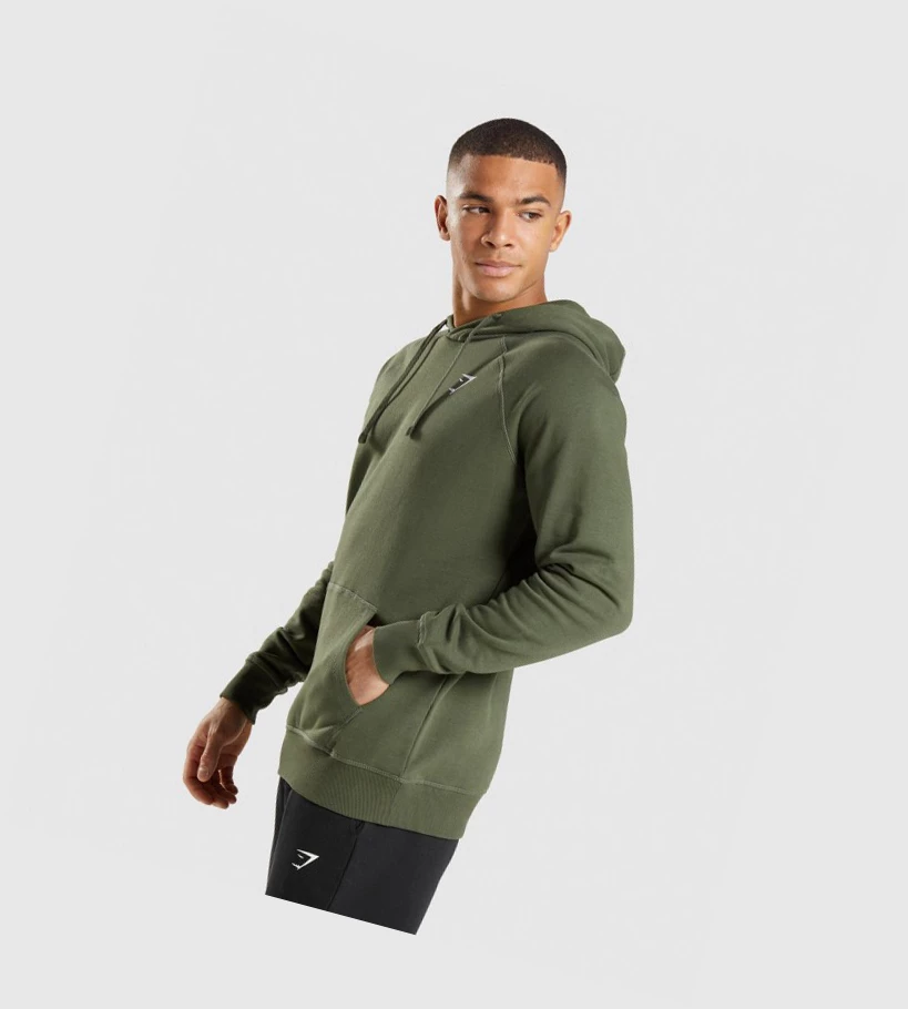 Gymshark Crest Miesten Vaatteet Oliivinvihreä | UPTEKY204