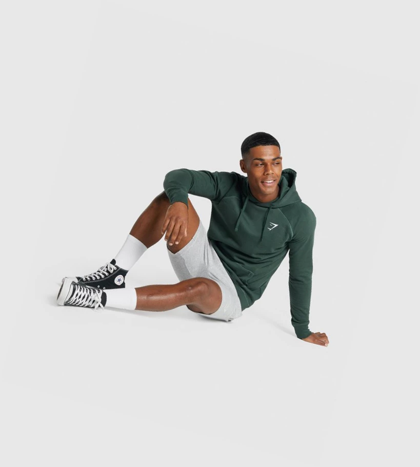 Gymshark Crest Miesten Vaatteet Tummanvihreä | LABQTF381