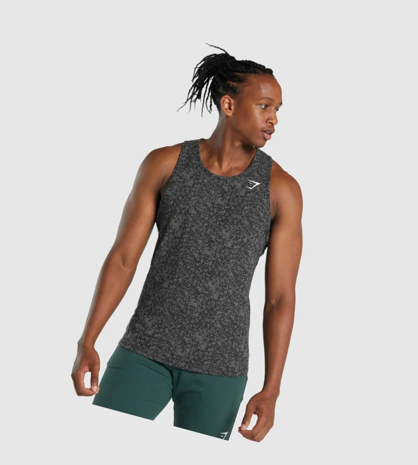 Gymshark Critical 2.0 Miesten Hihaton Paita Harmaat | GMPCWH153