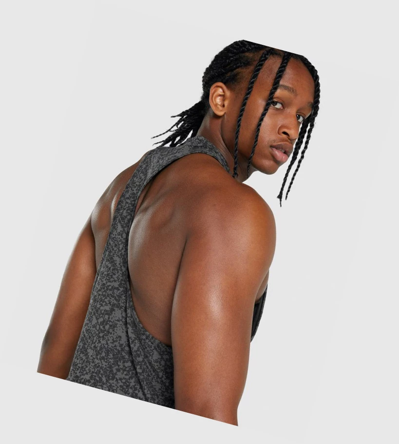 Gymshark Critical 2.0 Miesten Hihaton Paita Harmaat | ZLPFWH239