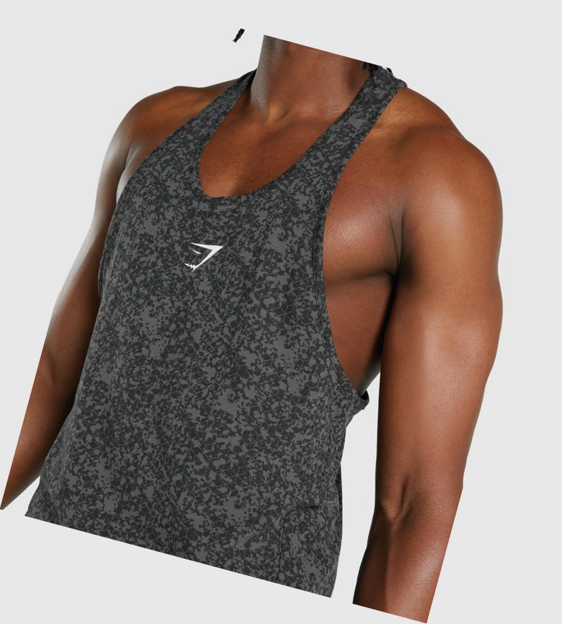 Gymshark Critical 2.0 Miesten Hihaton Paita Harmaat | ZLPFWH239