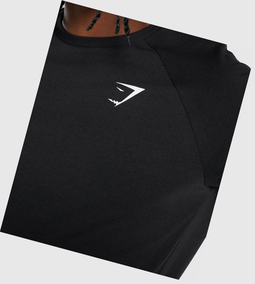 Gymshark Critical 2.0 Miesten T Paidat Mustat | HZISCB703