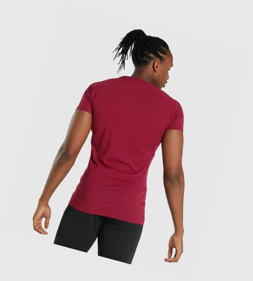 Gymshark Critical 2.0 Miesten T Paidat Viininpunainen | JEVUCA293