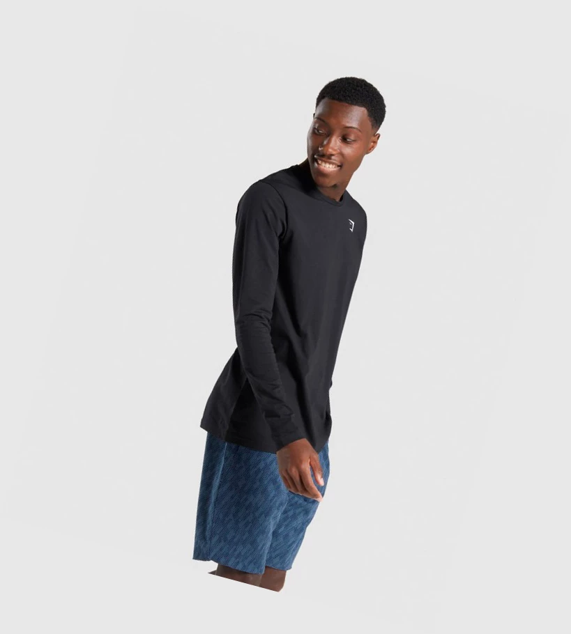 Gymshark Critical Miesten T Paidat Mustat | MJNEUX389