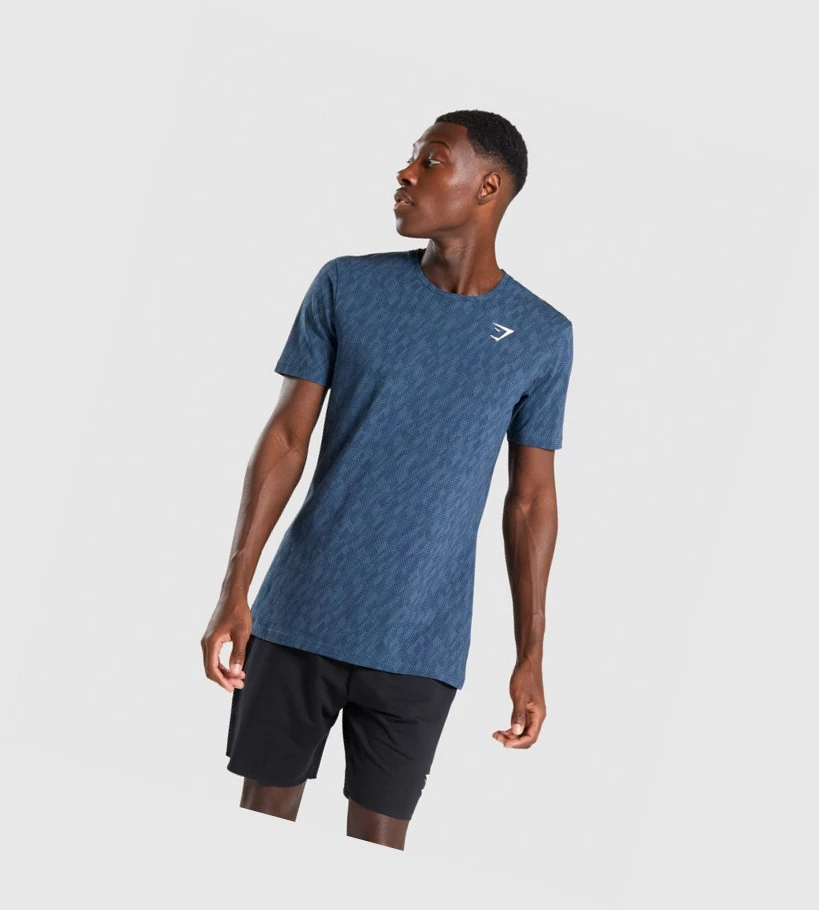 Gymshark Critical Miesten T Paidat Turkoosi | HBVIJY860