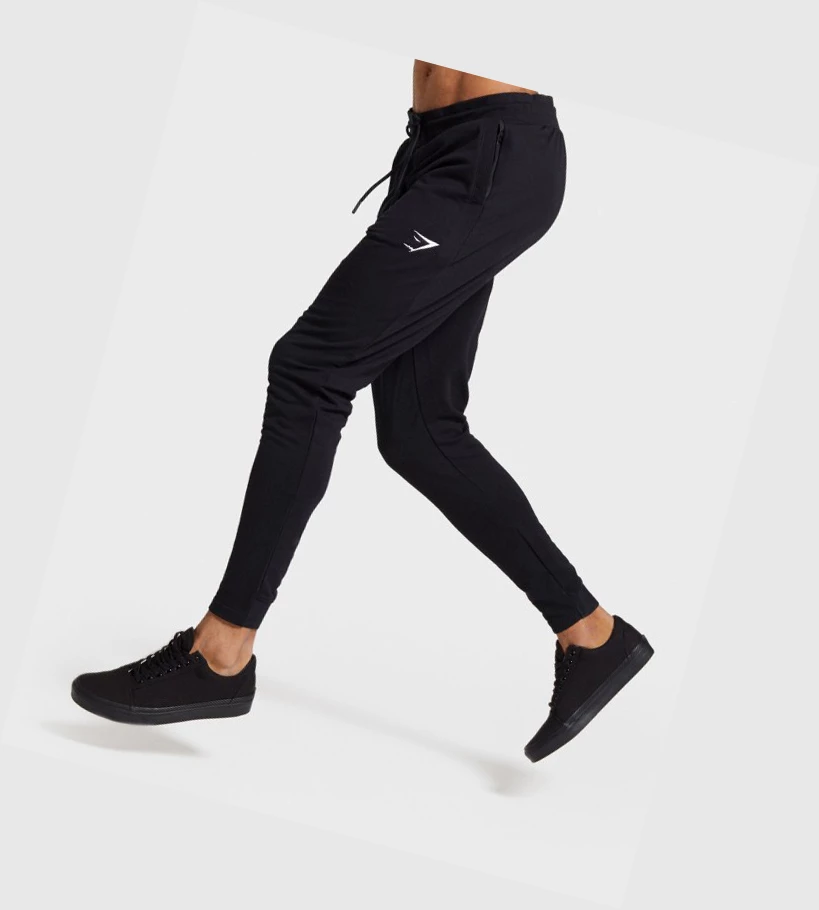 Gymshark Critical Zip Miesten Juoksuvaatteet Mustat | PCFSMA356