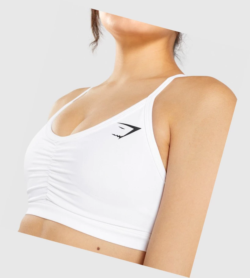 Gymshark DNU Naisten Urheiluliivit Valkoinen | UPCAYT629