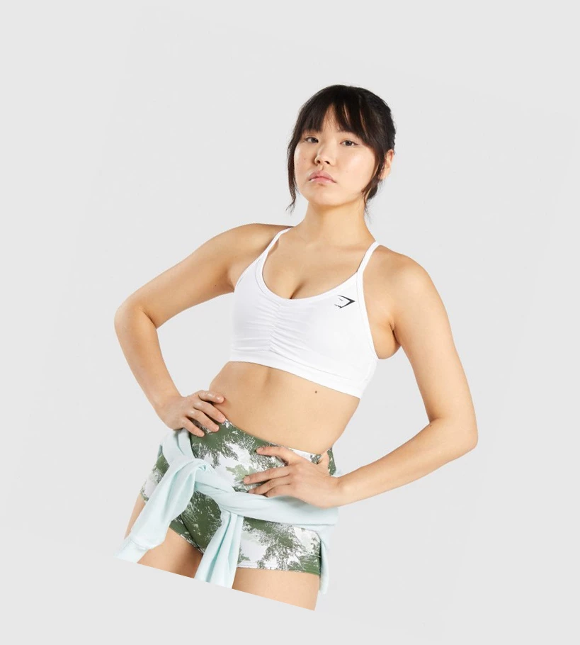Gymshark DNU Naisten Urheiluliivit Valkoinen | UPCAYT629