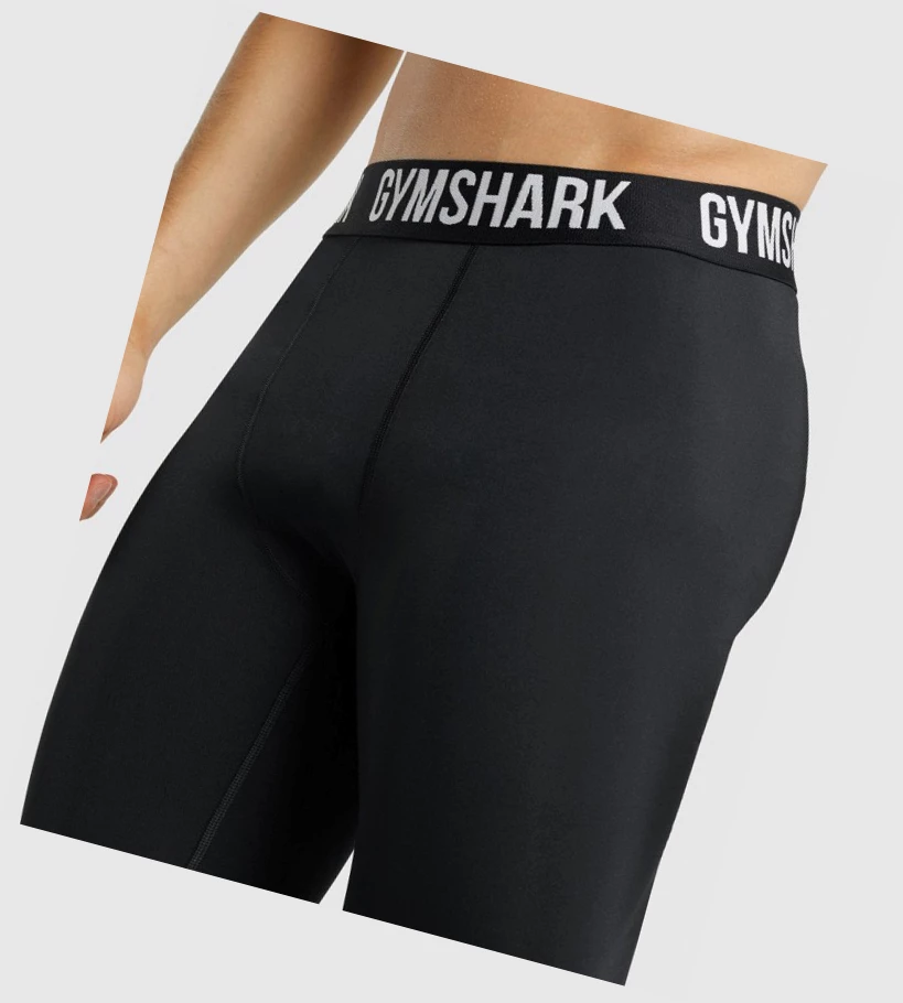 Gymshark Element Baselayer Miesten Juoksuvaatteet Mustat | KCXMBD237