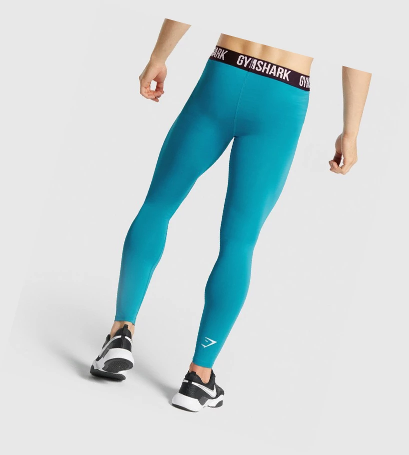 Gymshark Element Baselayer Miesten Juoksuvaatteet Sininen | KEQVJR843