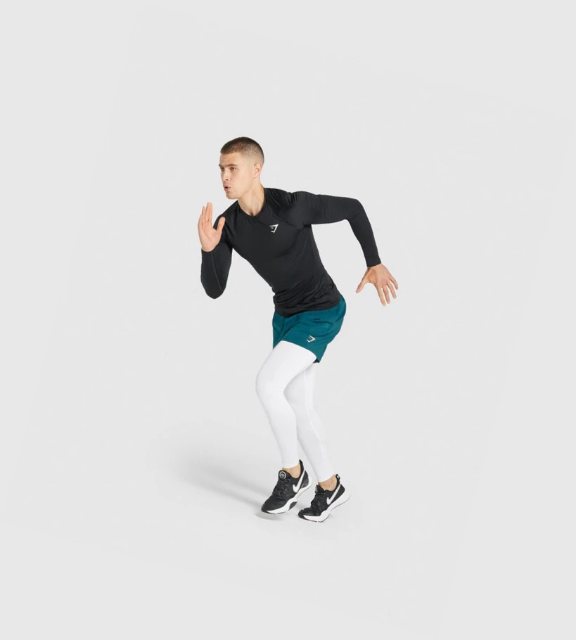 Gymshark Element Baselayer Miesten Juoksuvaatteet Valkoinen | MKIUJX945