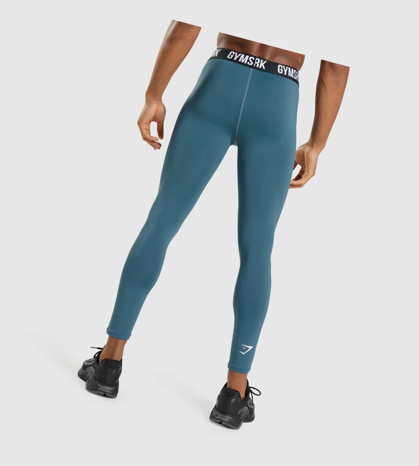 Gymshark Element Baselayer Miesten Juoksuvaatteet Turkoosi | MQUELZ836