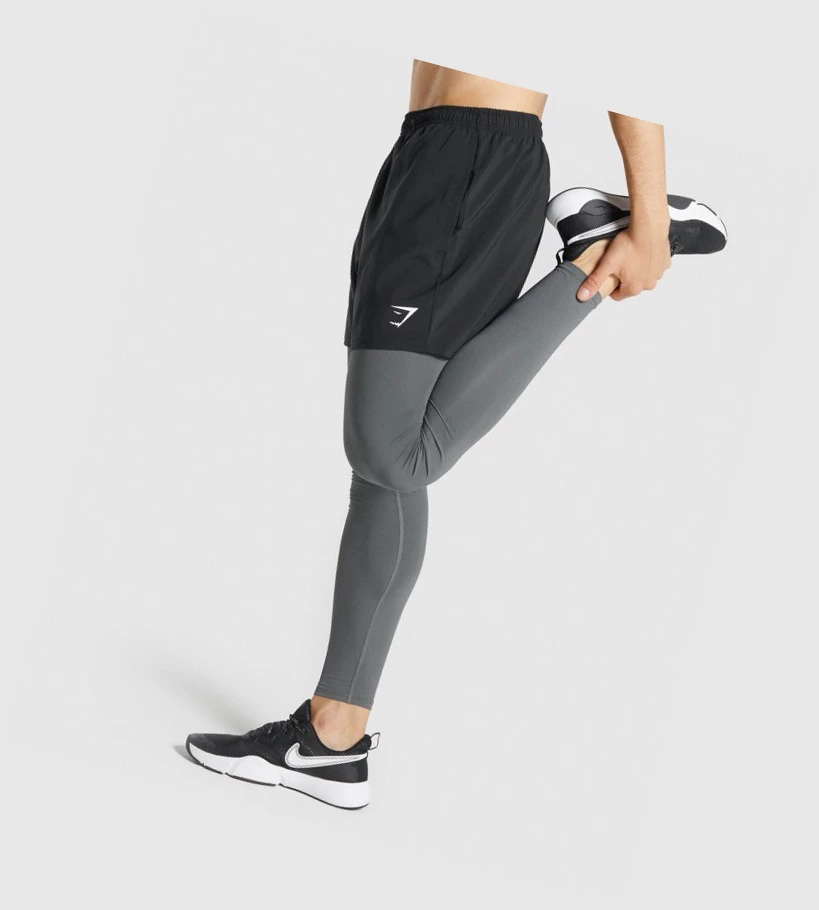 Gymshark Element Baselayer Miesten Juoksuvaatteet Harmaat | NSOVGP683