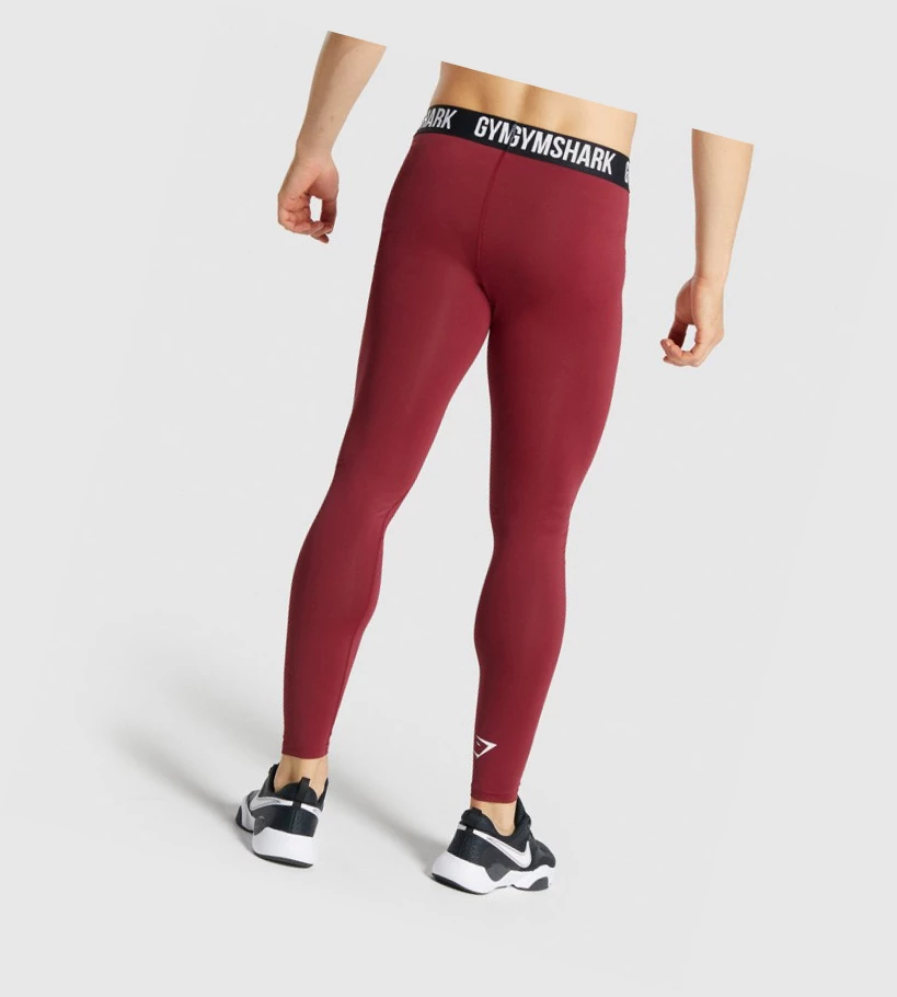 Gymshark Element Baselayer Miesten Juoksuvaatteet Viininpunainen | UNTSFQ846