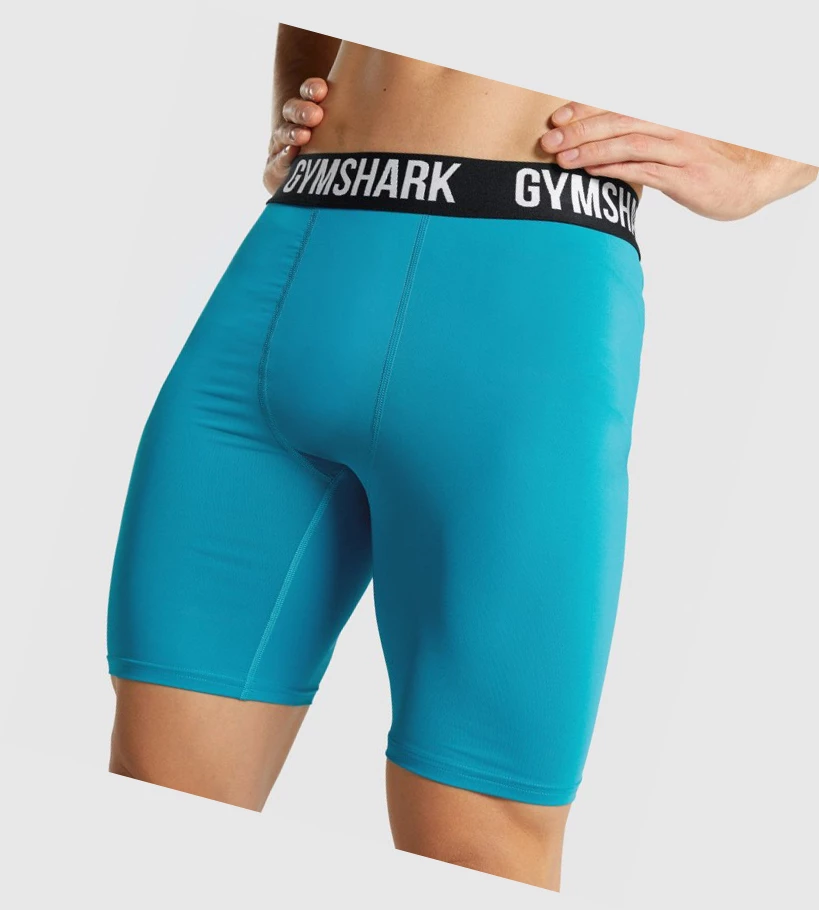 Gymshark Element Baselayer Miesten Shortsit Sininen | CVLSNT834