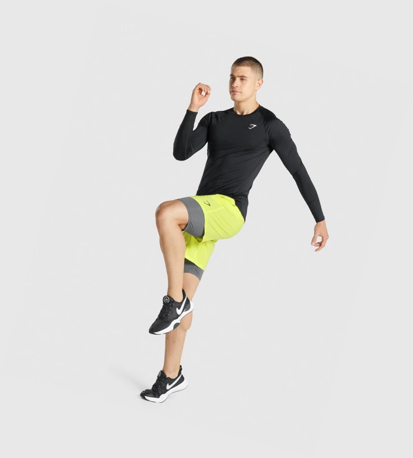 Gymshark Element Baselayer Miesten Shortsit Harmaat | OLCMDW925