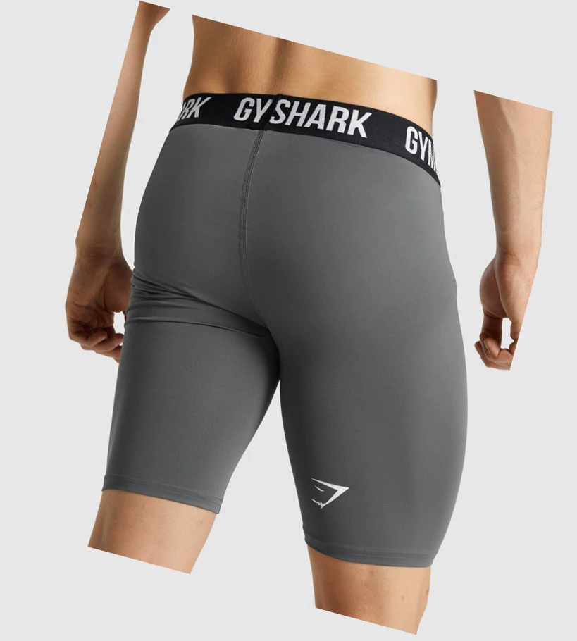 Gymshark Element Baselayer Miesten Shortsit Harmaat | OLCMDW925