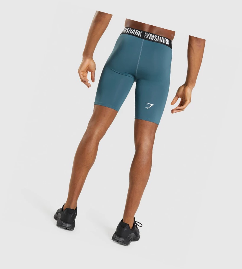 Gymshark Element Baselayer Miesten Shortsit Turkoosi | PGKLZT956