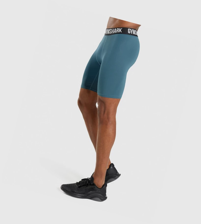 Gymshark Element Baselayer Miesten Shortsit Turkoosi | PGKLZT956
