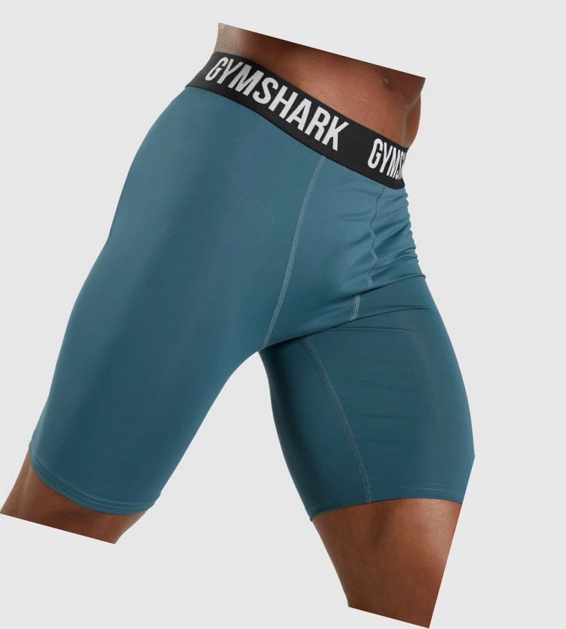 Gymshark Element Baselayer Miesten Shortsit Turkoosi | PGKLZT956