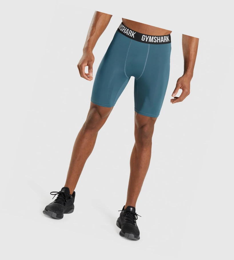 Gymshark Element Baselayer Miesten Shortsit Turkoosi | PGKLZT956