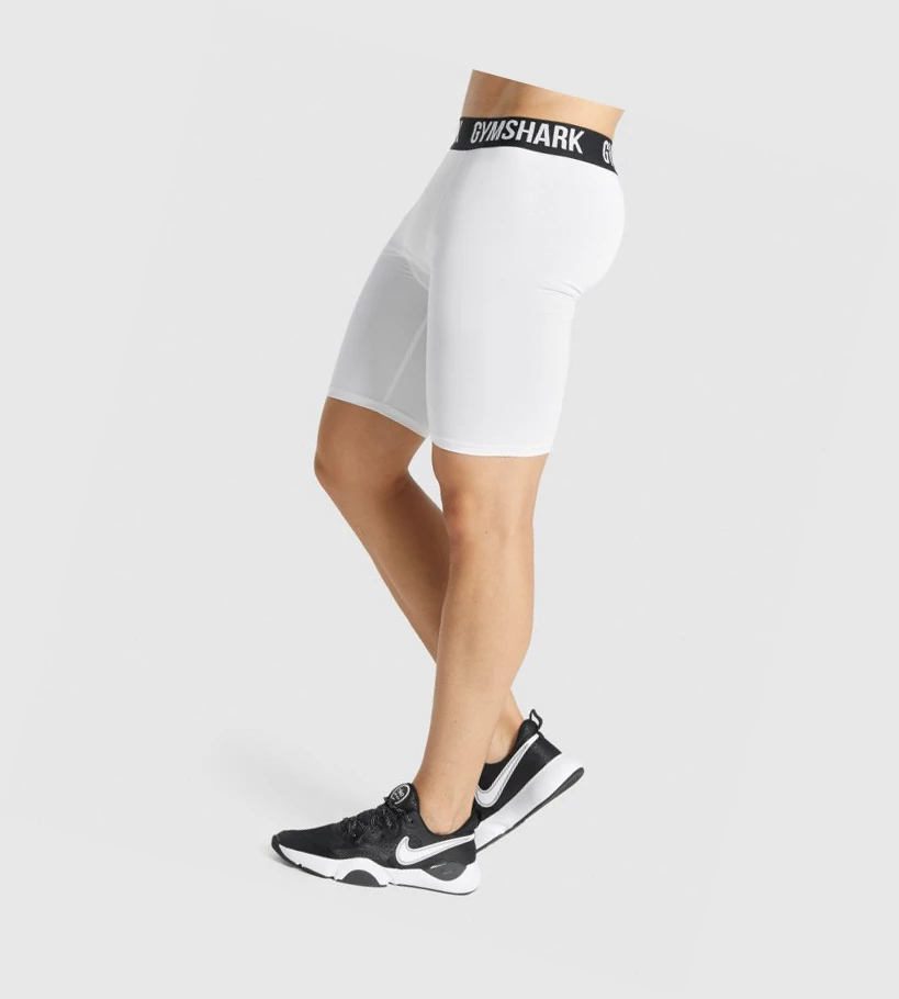 Gymshark Element Baselayer Miesten Shortsit Valkoinen | QKHPTJ710