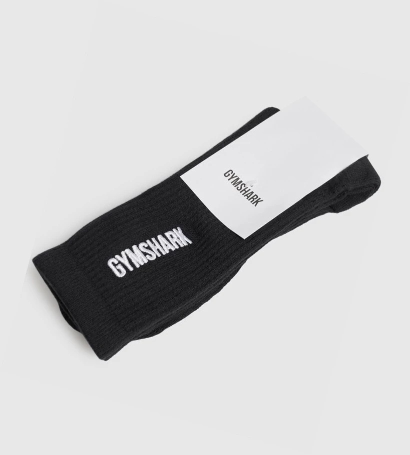 Gymshark Embroidered Logo Miesten Sukat Mustat | OBXNDY124