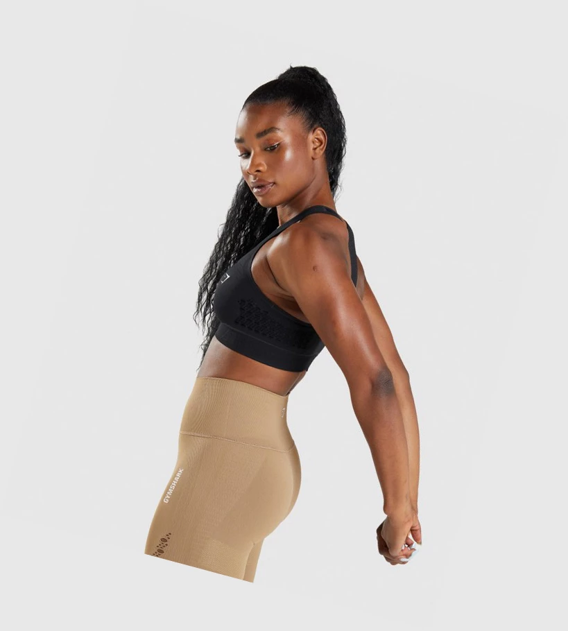 Gymshark Energy Seamless Naisten Urheiluliivit Mustat | GQHDEX635