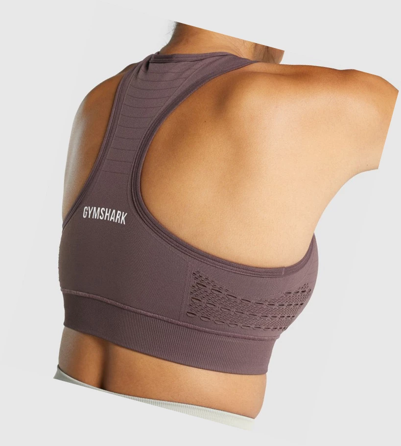 Gymshark Energy Seamless Naisten Urheiluliivit Ruskea | KDORVL041