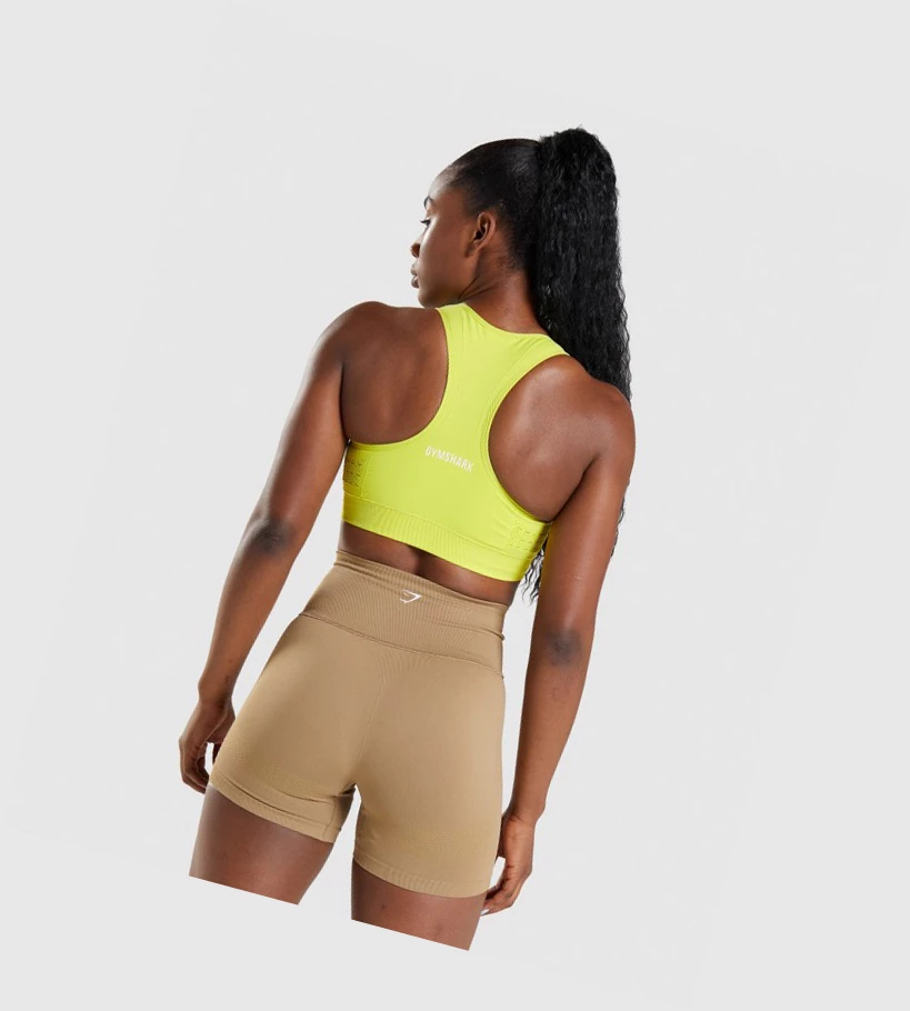 Gymshark Energy Seamless Naisten Urheiluliivit Keltainen | RZJLBP852