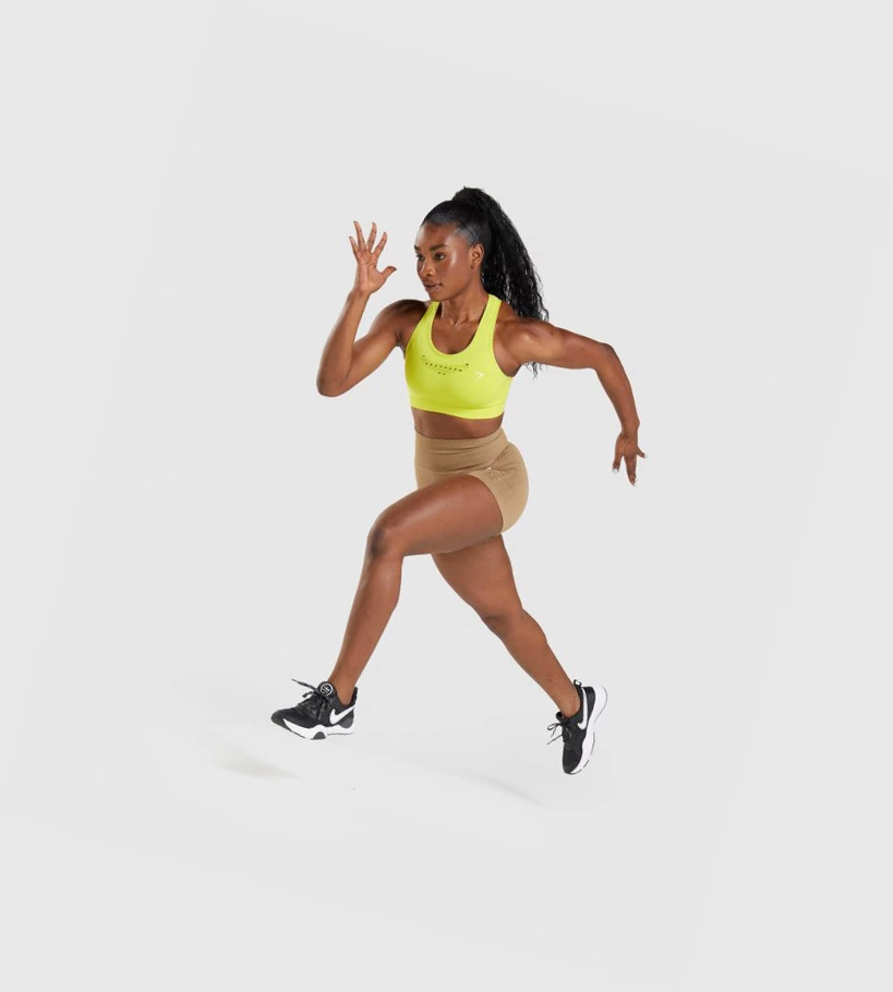 Gymshark Energy Seamless Naisten Urheiluliivit Keltainen | RZJLBP852