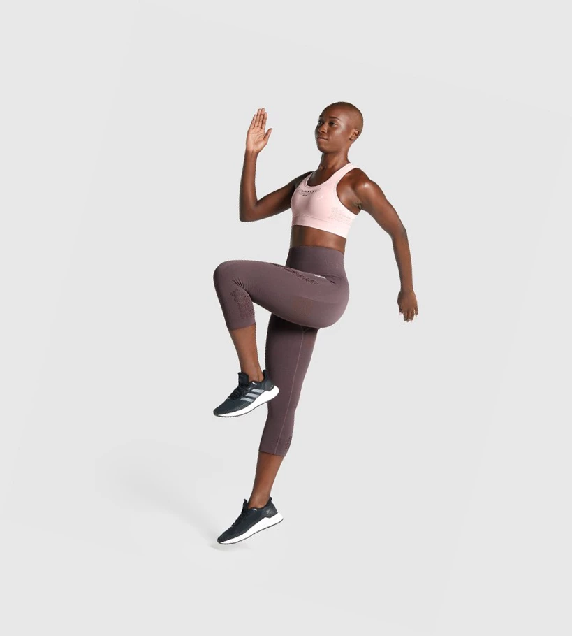 Gymshark Energy Seamless Naisten Urheiluliivit Vaaleanpinkki | WLRVIK254
