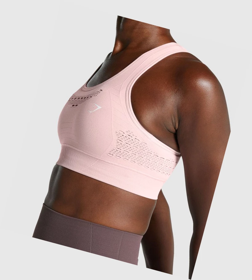 Gymshark Energy Seamless Naisten Urheiluliivit Vaaleanpinkki | WLRVIK254