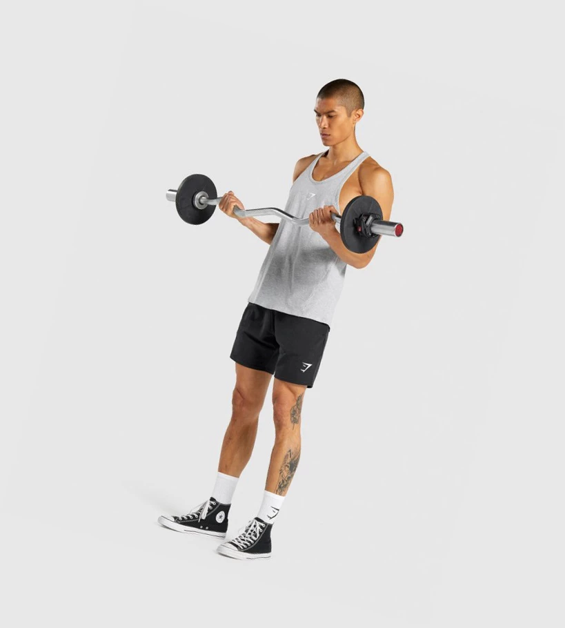 Gymshark Essential 7ﾔ Miesten Shortsit Mustat | GKBSIM674