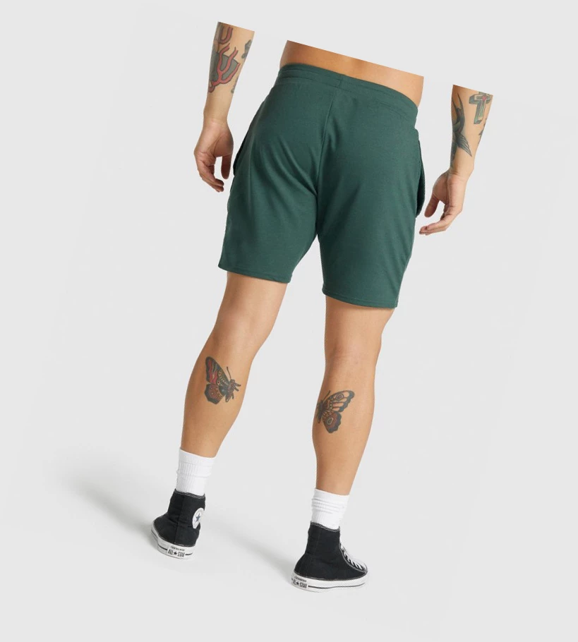 Gymshark Essential 7ﾔ Miesten Shortsit Tummanvihreä | ZBNCPX963
