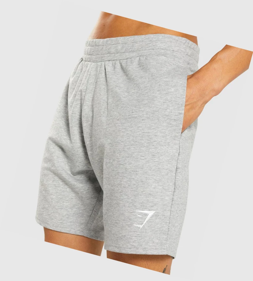 Gymshark Essential 7ﾔ Miesten Shortsit Vaaleanharmaat | ICUEYM238