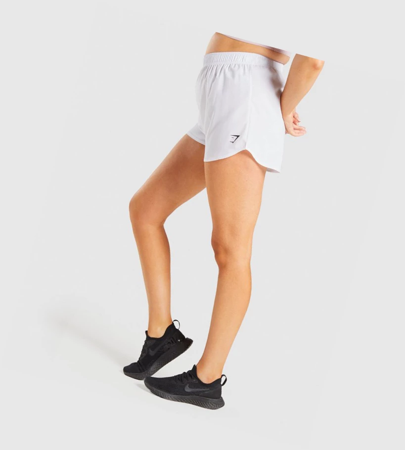 Gymshark Essential Loose Koulutus Naisten Shortsit Valkoinen | CKAWBL264