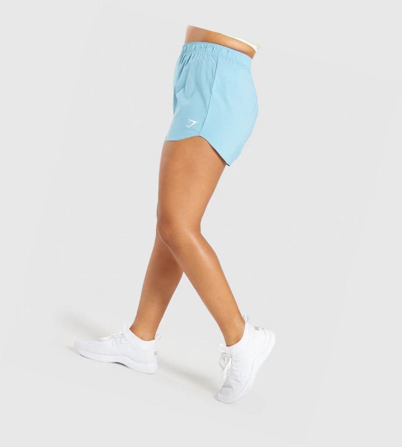 Gymshark Essential Loose Koulutus Naisten Shortsit Vaaleansininen | DGHYCO081