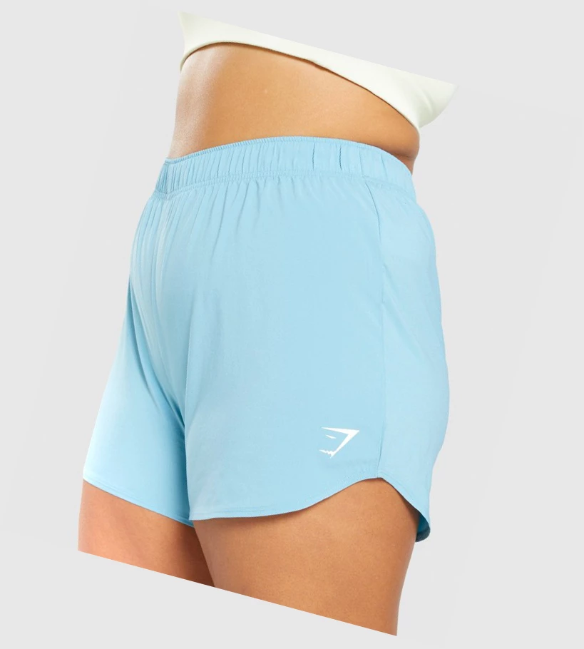 Gymshark Essential Loose Koulutus Naisten Shortsit Vaaleansininen | DGHYCO081